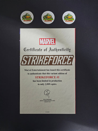 Strikeforce (2019) #1 NYCC JTC Negative Space "Virgin"