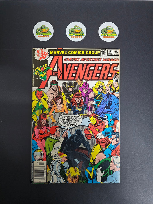 Avengers (1979) #181 Newsstand Key Issue