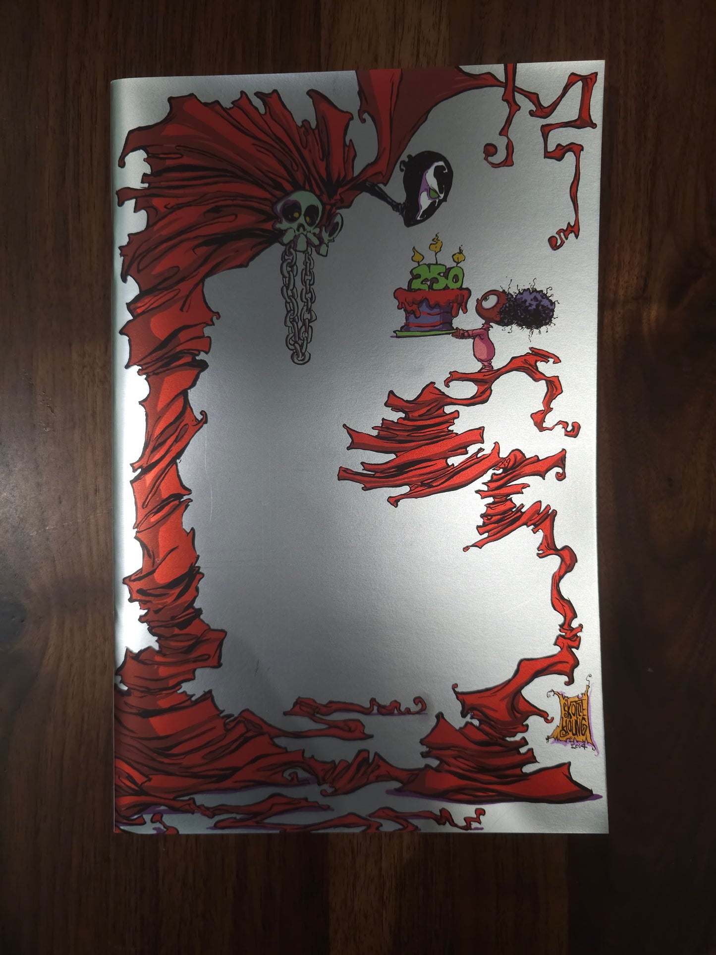 Spawn #250 Silver Foil "Virgin" Mexican Edition