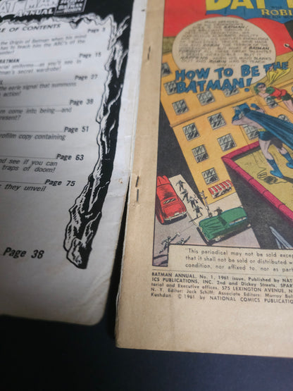 Batman (1961) Annual #1 Rare / HTF