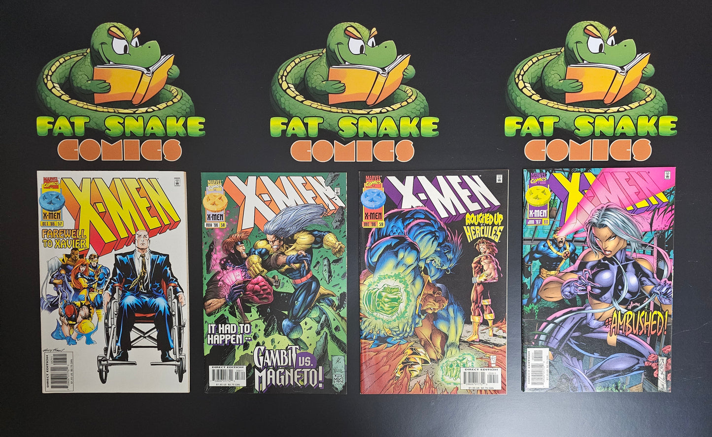 X-Men (1996) #57 to 60 Bundle