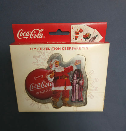 Coca Cola Playing Cards with Tin Container