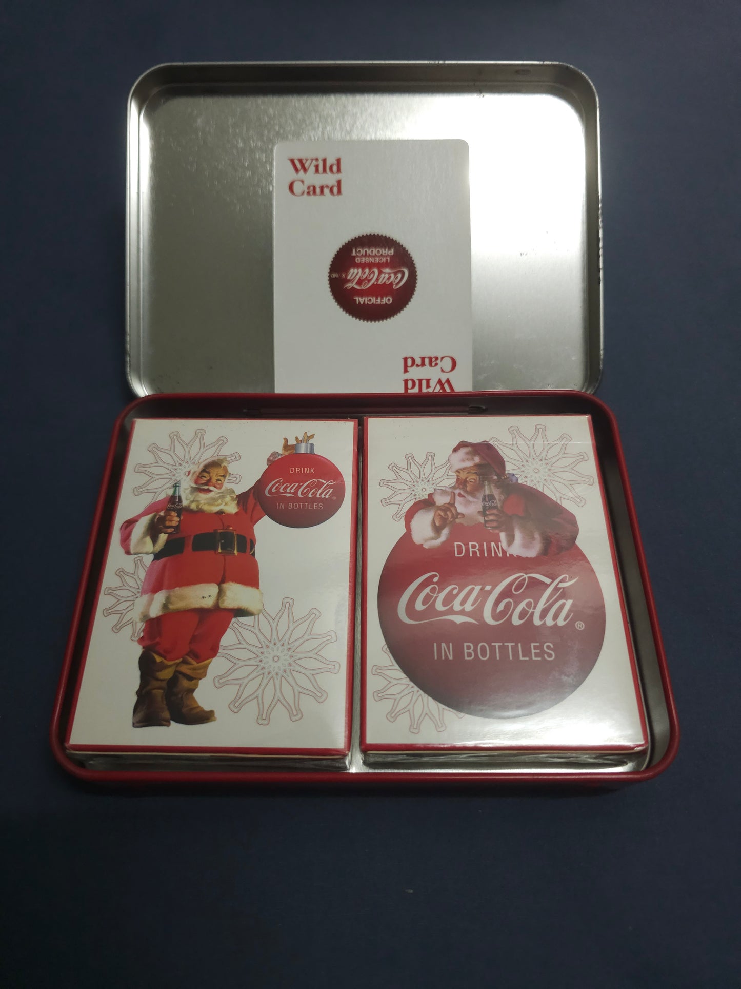Coca Cola Playing Cards with Tin Container