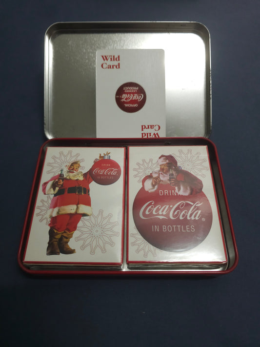 Coca Cola Playing Cards with Tin Container
