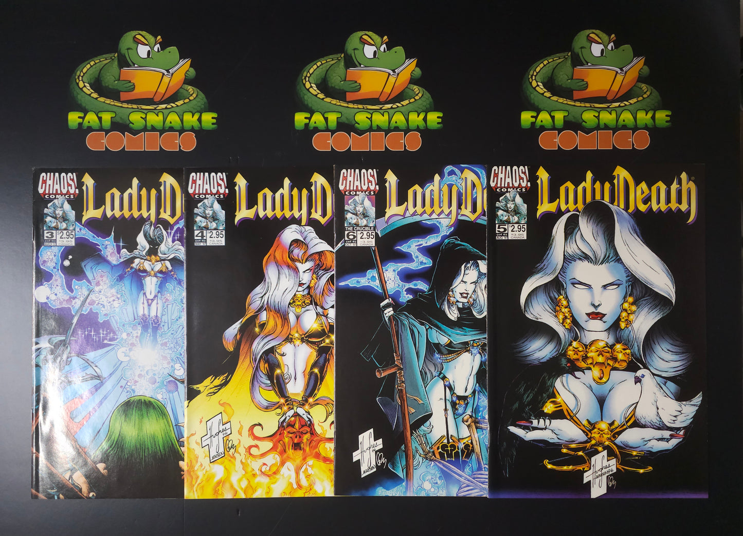 Lady Death: The Crucible #1-6 Complete + Premium Edition