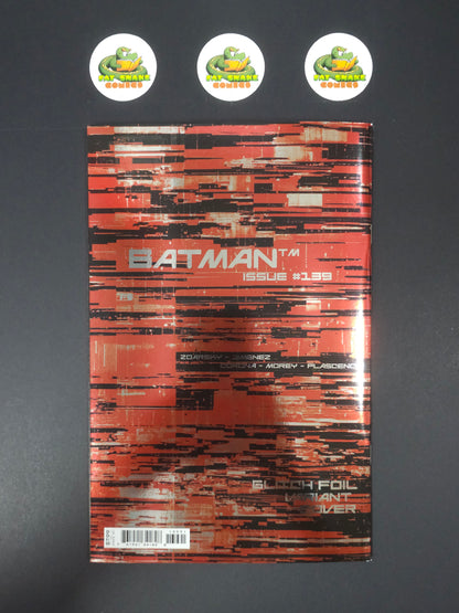 Batman (2024) #139 Bat Symbol Glitch Foil, High Grade