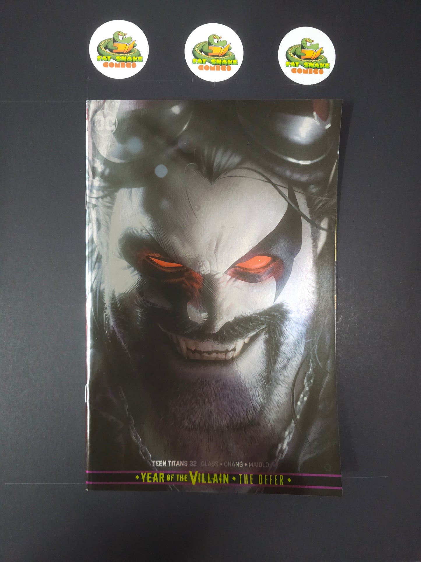 Teen Titans Rebirth (2019) #32 Lobo  Foil Con Variant