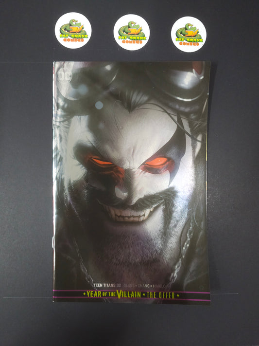 Teen Titans Rebirth (2019) #32 Lobo  Foil Con Variant