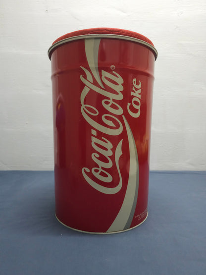 Coca Cola Metal Storage Container cum Stool