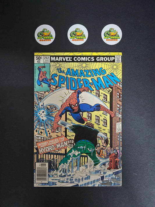 Amazing Spider-Man (1981) #212 Newsstand KEY ISSUE