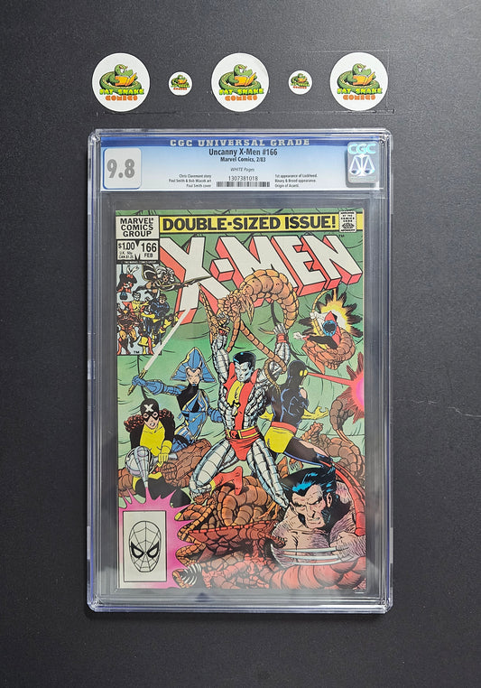 Uncanny X-Men (1983) #166 CGC 9.8 WP 1st Lockheed