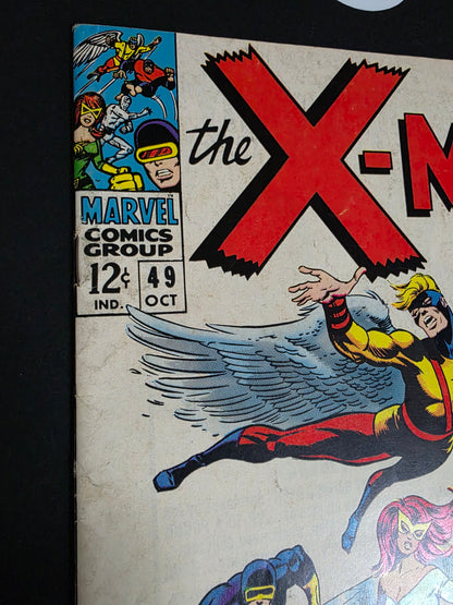 X-Men (1968) #49 1st Polaris & 1st Mesmero