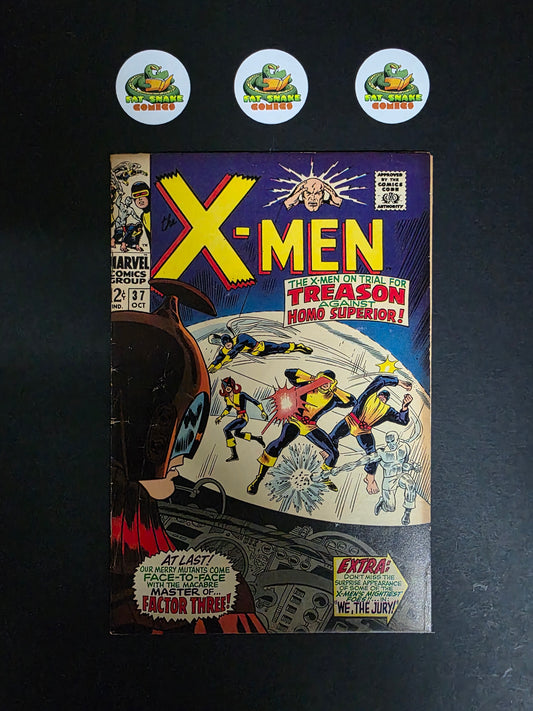 X-Men (1967) #37 1st Appeance of The Mutant-Master
