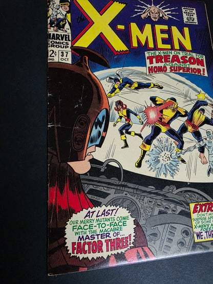 X-Men (1967) #37 1st Appeance of The Mutant-Master