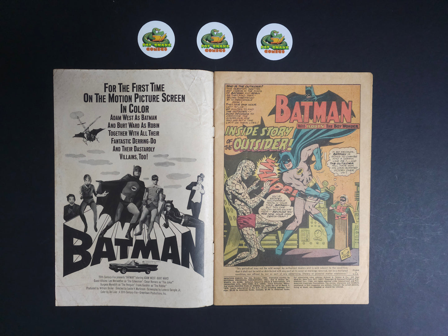 Detective Comics (1966) #365 Origin & 1st Appearance of The Outsider