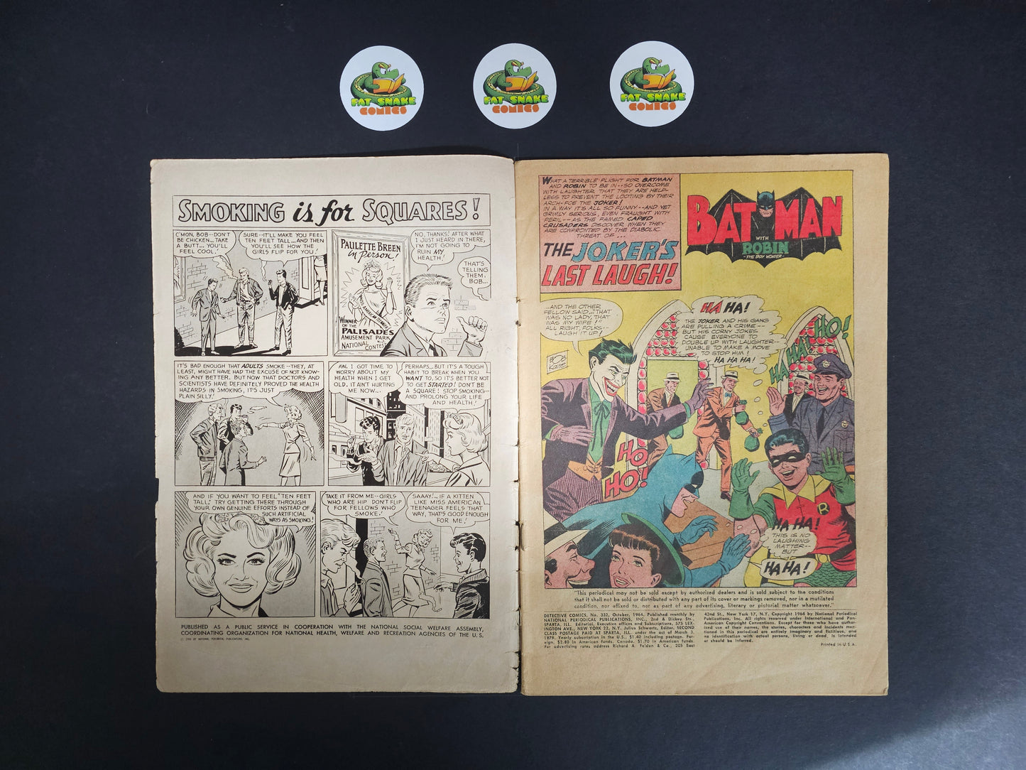 Detective Comics (1964) #332 Joker Appearance