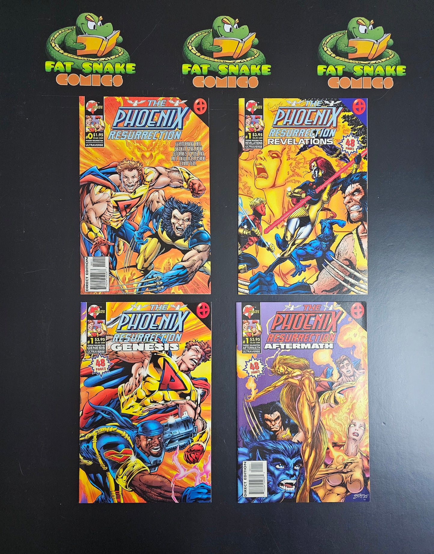 The Phoenix Resurrection (1996) Set of 4 comics