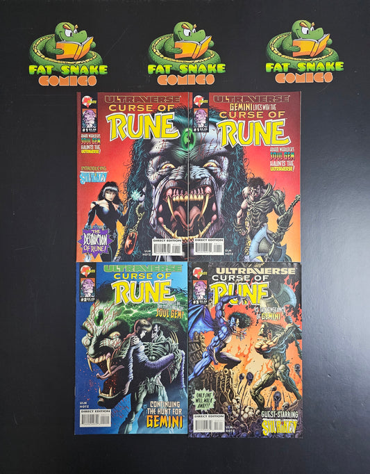 Curse of Rune (1995) Set of 4 Complete