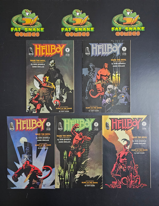 Hellboy Wake the Devil (1996) #1-5 Complete Limited Series