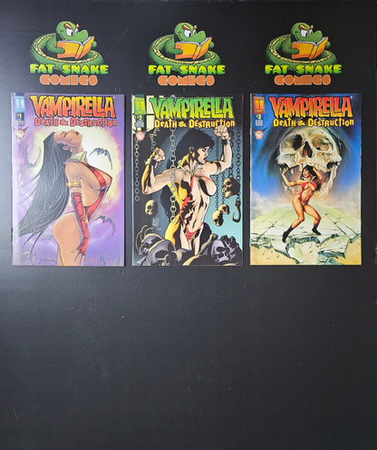 Vampirella (1996) 3-Parts Death & Destruction Complete Run