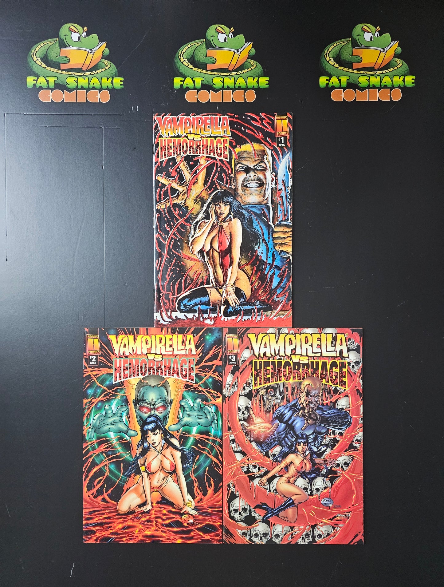 Vampirella vs Hemorrhage (1997) 3-Parts Complete Run (Copy)