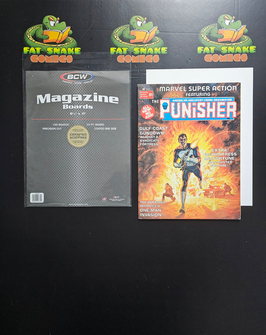 BCW Magazine Sleeve & Board Bunle of 5