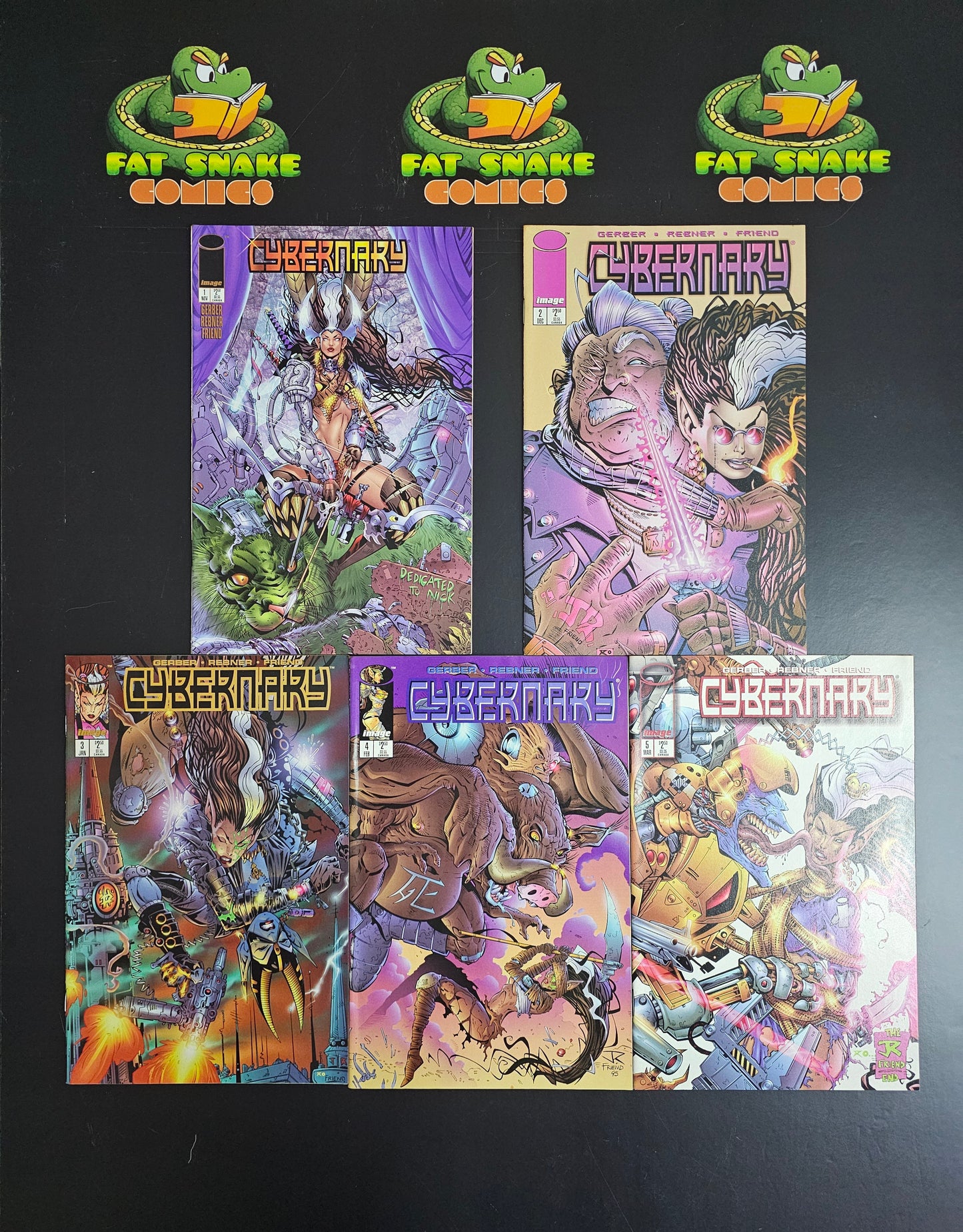 Cybernary (1995) #1-5 Complete Run