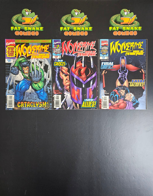 Wolverine Days of Future Past (1997) #1-3 Complete Run