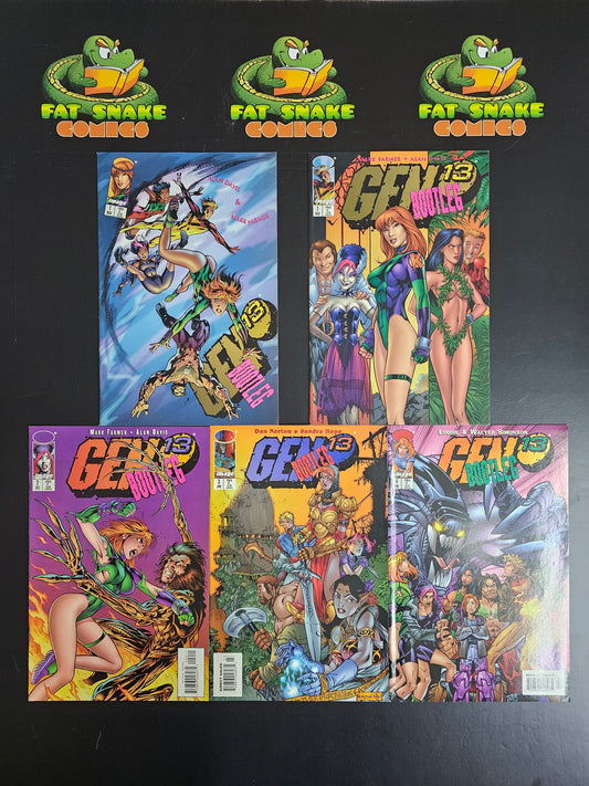 GEN 13 Bootleg (1996) #1 (& Variant) to #10