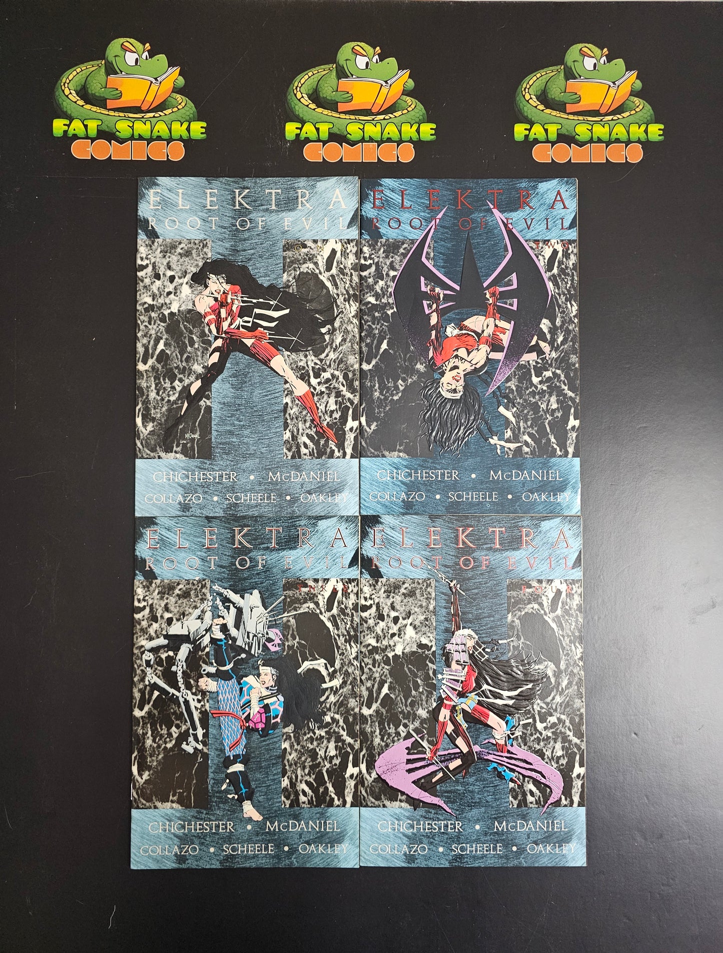 Elektra Root of Evil (1995) 4-Parts Complete Run