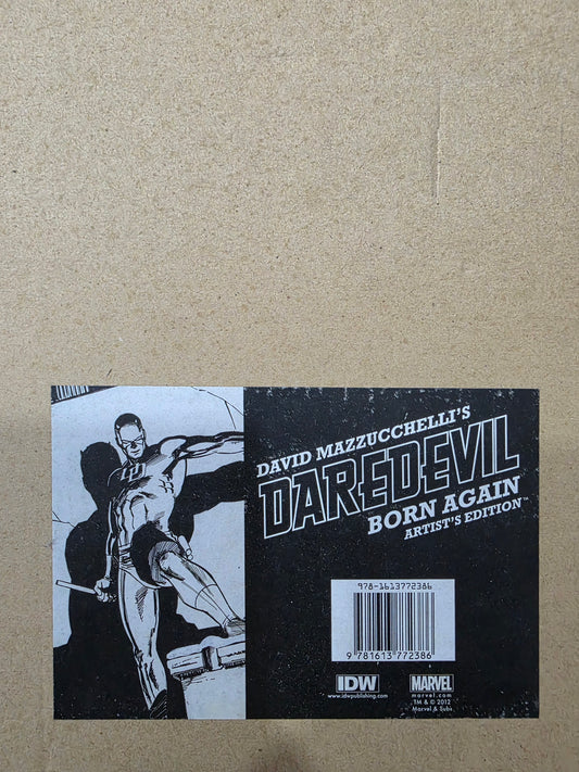 Frank Miller & David Mazzucchelli's Born Again Artist's Edition (2012) Unopened