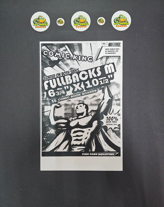 Comic King 6-3/4" Acid-Free Full-Back