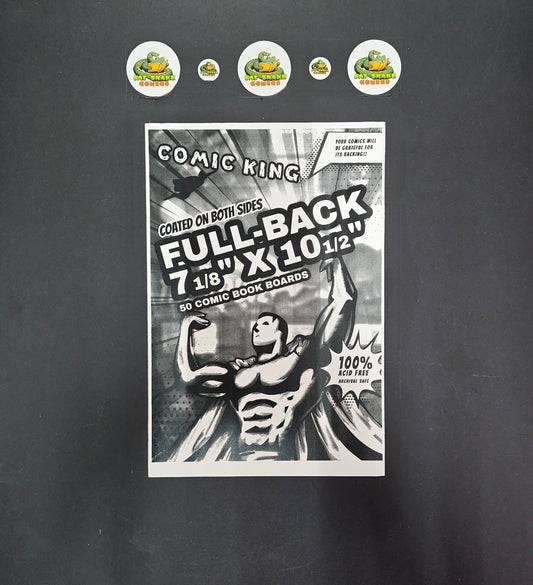 Comic King 7-1/8" Acid-Free Full-Back Boards