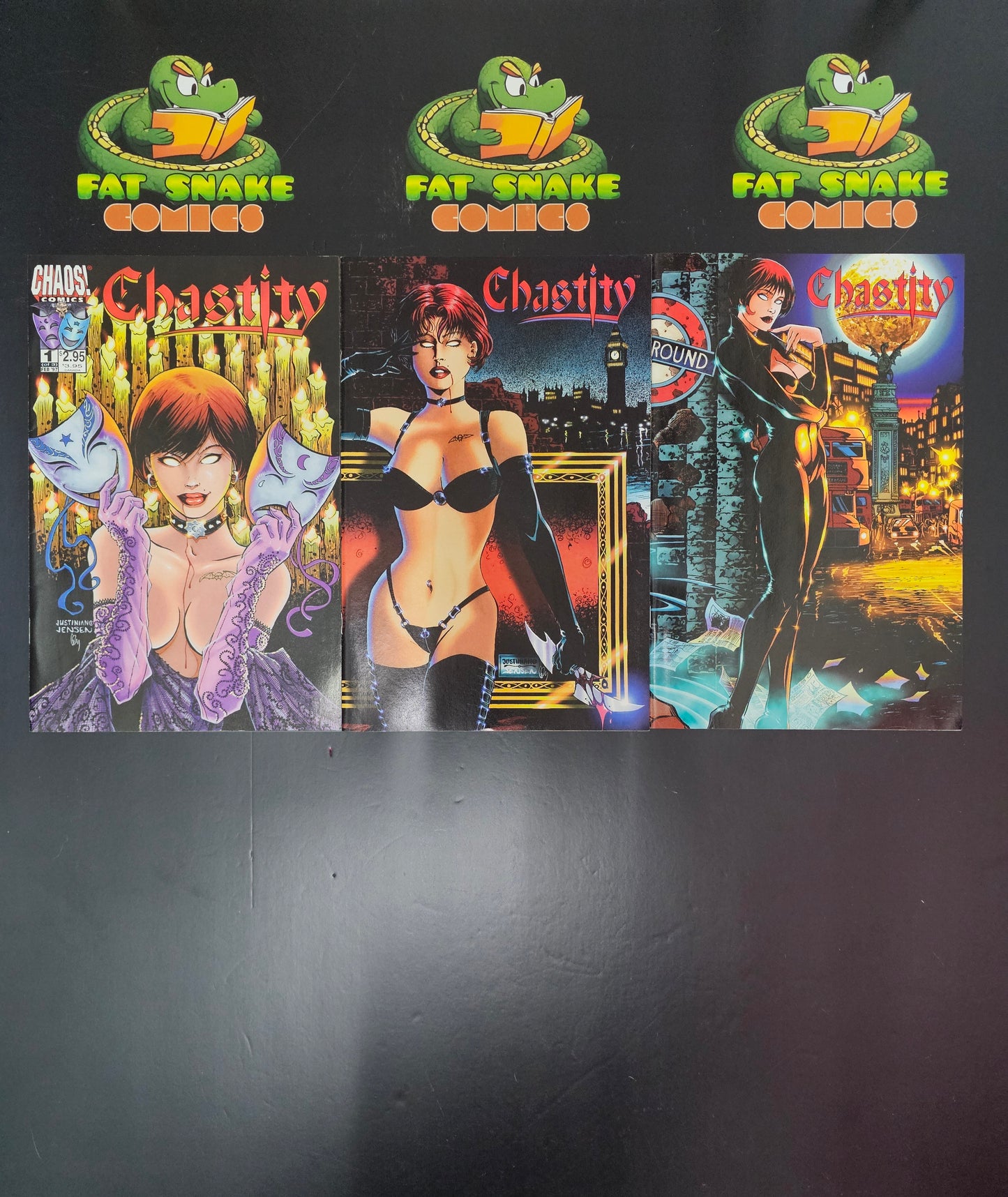 Chastity (1997) Theatre of Pain #1 to 3 Complete Run