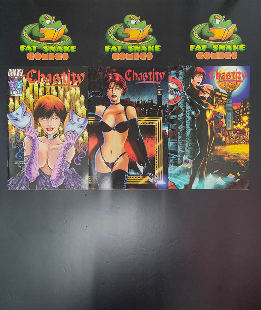 Chastity (1997) Theatre of Pain #1 to 3 Complete Run