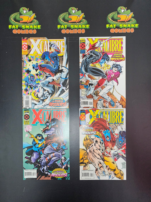 X-Calibre (1995) #1 to 4 Complete Run