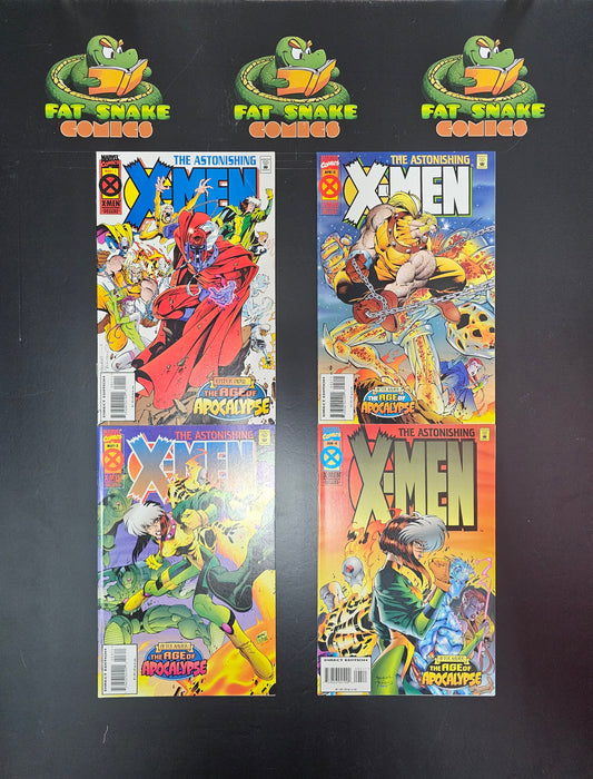 The Astonishing X-Men (1995) #1 to 4 Complete Run by Lobdell & Madureira