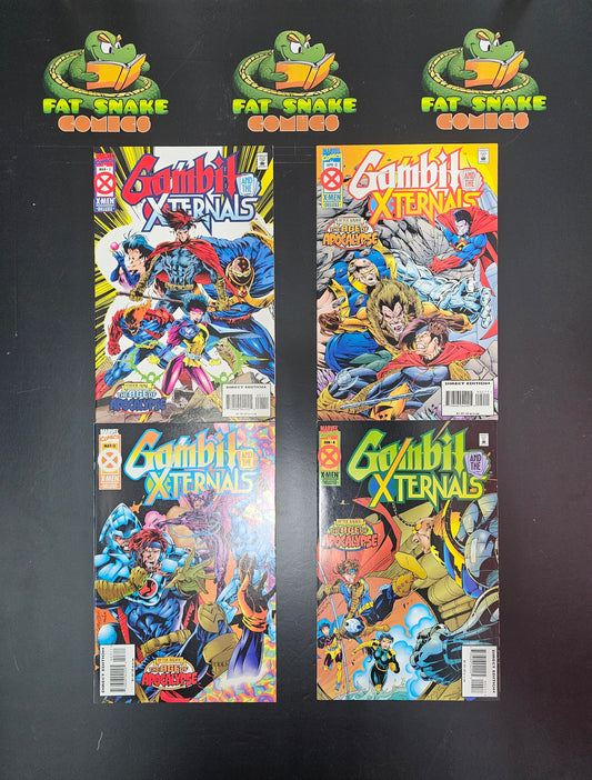 Gambit Xternal (1995) #1 to 4 Complete Run