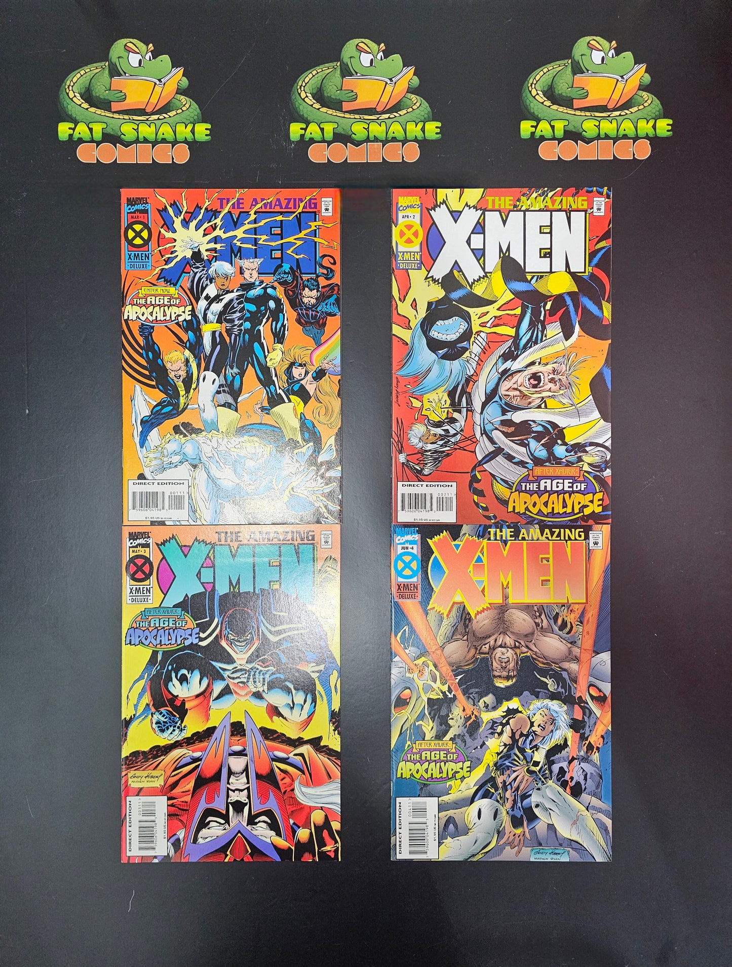 The Amazing X-Men (1995) #1 to 4 Complete Run The Age of Apocalypse