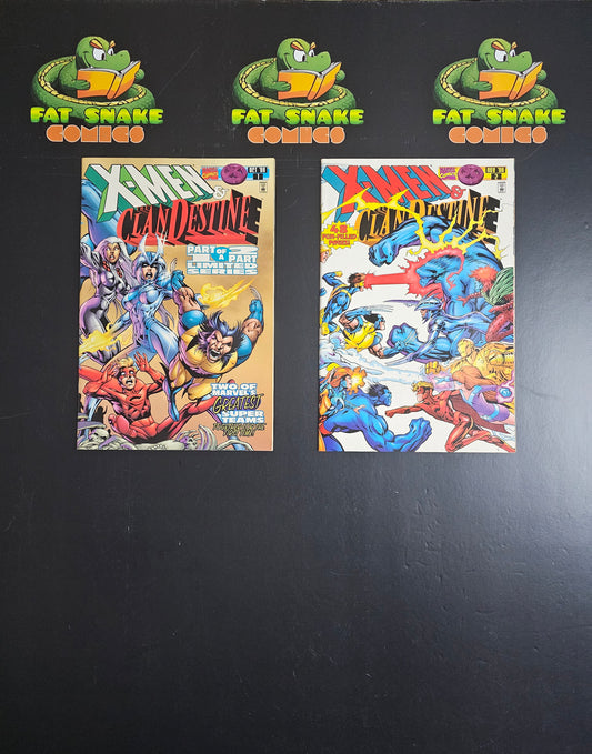 X-Men & The Clandestine (1996) #1 to #2 Complete Run by Alan Davis