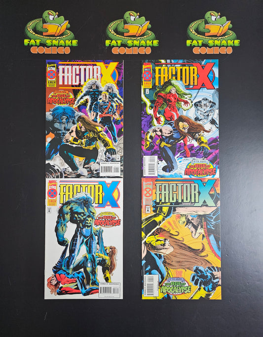 Factor X (1995) #1 to #4 Complete Run