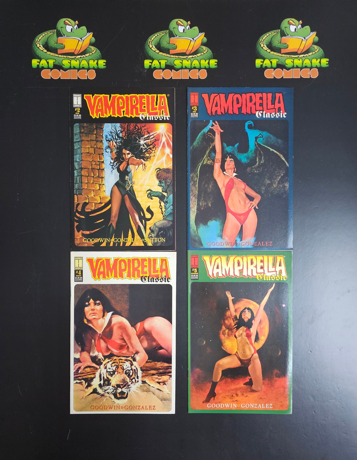 Vampirella Classic (1995) #2 to #5 HTF José Gonzalez