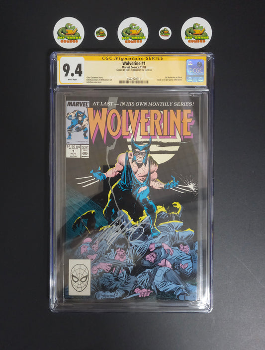 Wolverine (1988) #1 CGC 9.4 SS Claremont