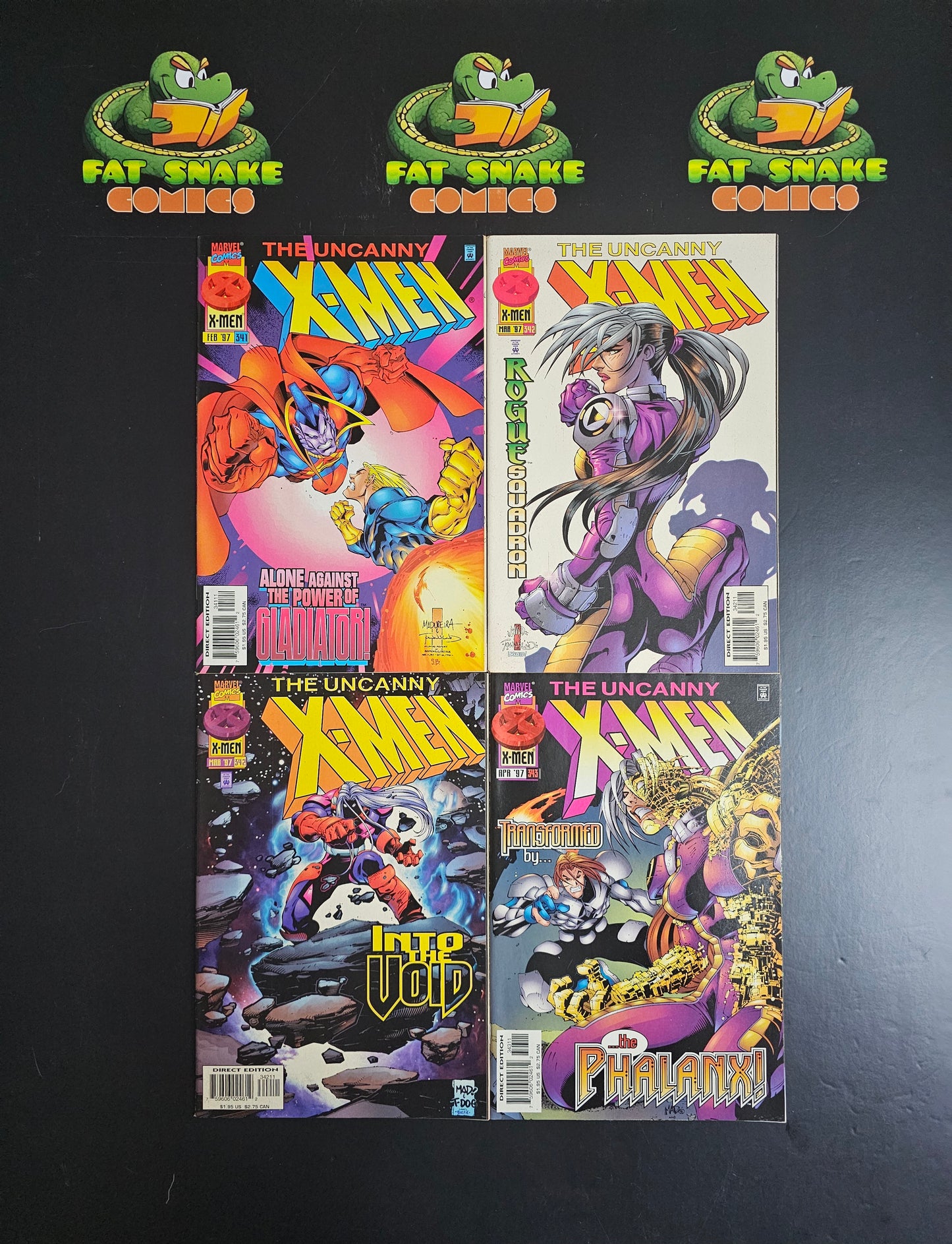 Uncanny X-Men (1998) #341 to #343 Bundle