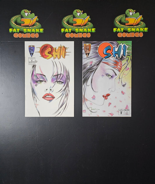 SHI: The Way of the Warrior (1994) #1 (1st Shi in her own title) & #2