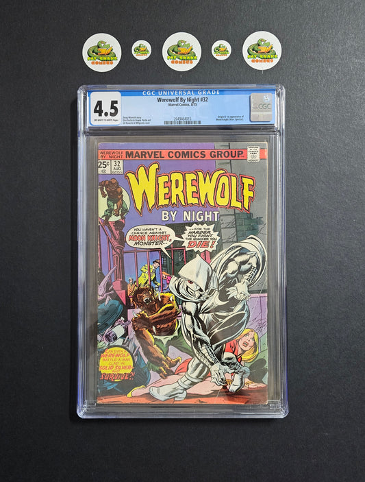 Werewolf by Night (1975) #32 CGC 4.5 1st Appearance of Moon Knight (Marc Spector)