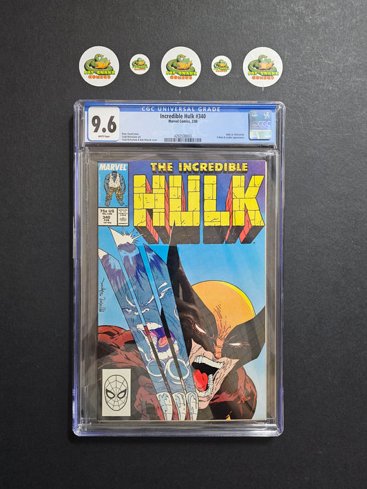 The IncredibleHulk (1988) #340 CGC 9.6 Todd McFarlane