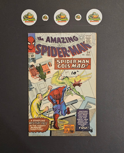 Amazing Spider-Man (1965) #24 Mysterio Appearance