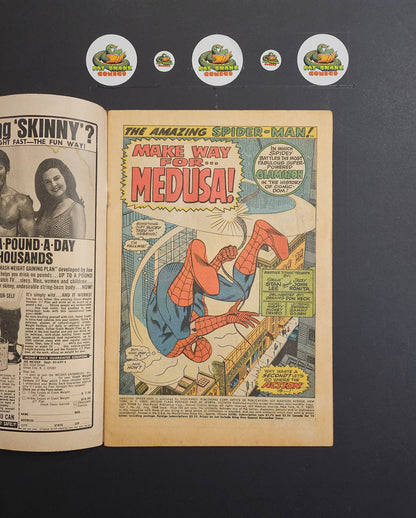 Amazing Spider-Man (Vol.1) #62 Beautiful Medusa Cover Appearance of
