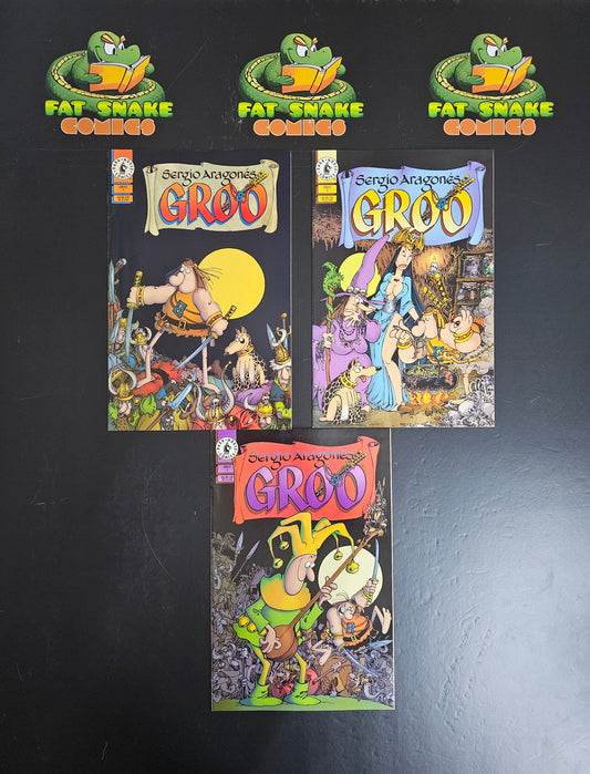 Sergio Aragonés Groo (1998) #1 #2 #3 Complete